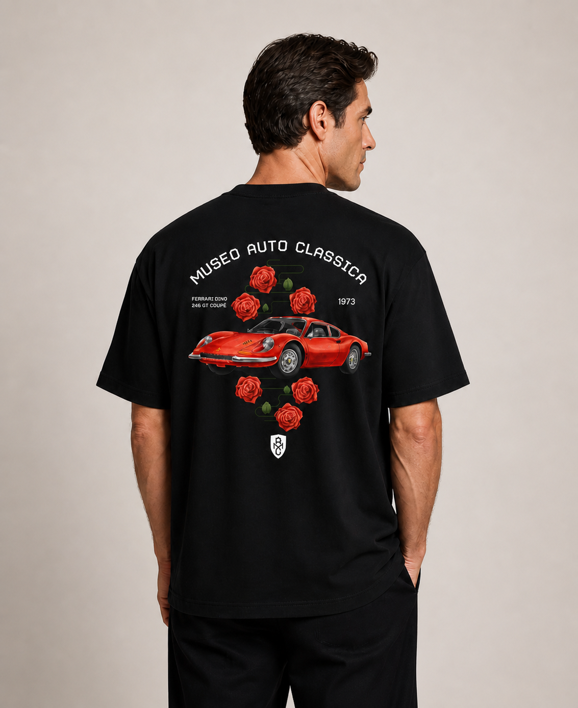 New Collection “Museo Auto Classica × Florian” – T-Shirt (ฺBlack)